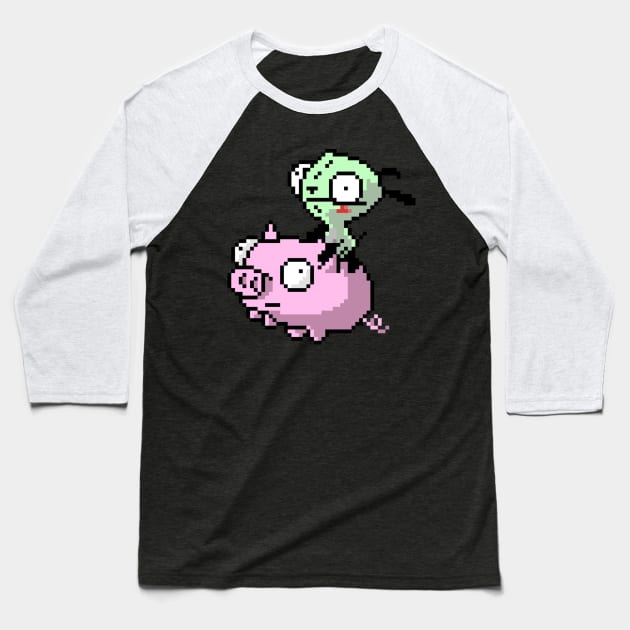 Gir's Piggy Baseball T-Shirt by Seamus